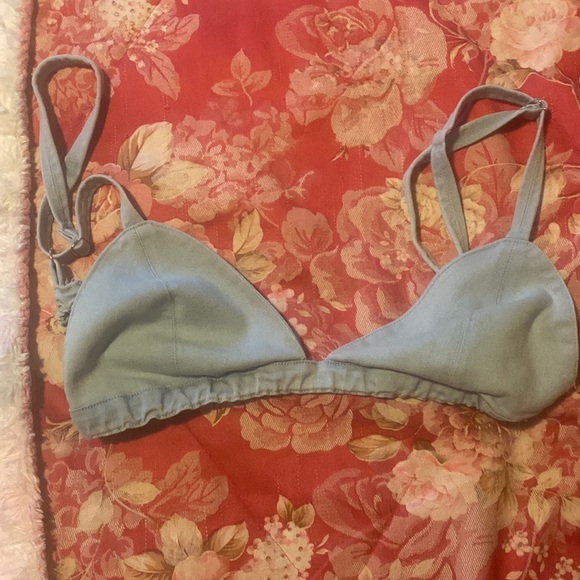Jean Bralette Top - Picture 2 of 3